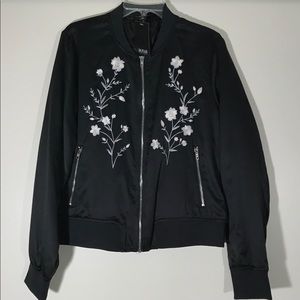 Embroidered Bomber Jacket